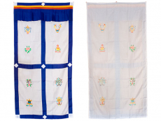 Tibetischer Türbehang - 8 Glückssymbole