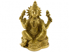 Laxmi Figur - Messing Statue 16 cm