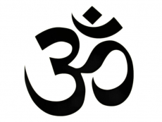 Aufkleber Sticker Om Symbol groß