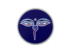 Aufkleber Sticker Buddha Eyes klein