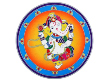 Fenster Aufkleber Sticker tanzender Ganesha
