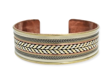 Armreif Ramro 3 Metalle geflochten