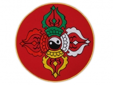 Tischdecke Altardecke Doppel Dorje Brokat rund