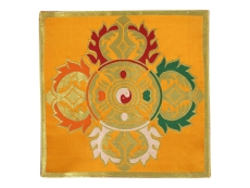 Altardecke Doppel Dorje Brokat viereckig 21 x 21 cm