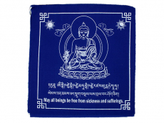Tibetische Gebetsfahnen - Medizin Buddha
