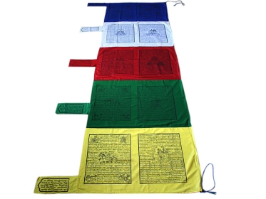 Große Gebetsfahne für Fahnenmast Doppeldruck