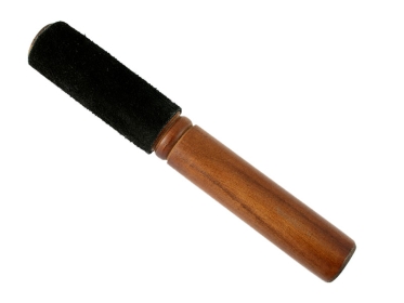 Lederklöppel Reibeklöppel für Klangschalen Ø 3 cm