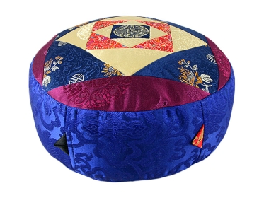 Meditationskissen Zafu aus Seidenbrokat