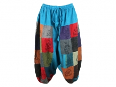 Patchwork Batik Hose Haremshose Shorts kurz bedruckt