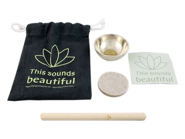 Peter Hess Mini Zen-Klangschalenset Baumwollbeutel