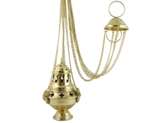 Räuchergefäß Botafumeiro Messing 9,5 cm