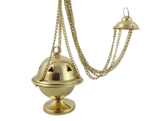 Räuchergefäß Weirauchschwenker Messing 7 cm