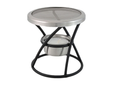 Räuchergefäß Räucherstövchen Metall schwarz 8,5cm