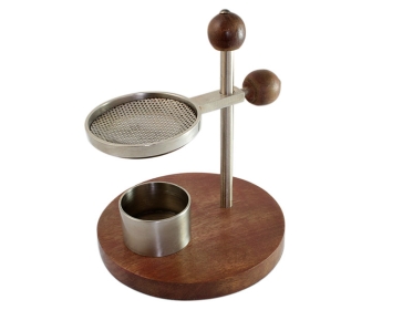 Räucherstövchen höhenverstellbar in Silber Antik Finish