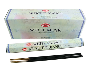 Hem White Musk Räucherstäbchen