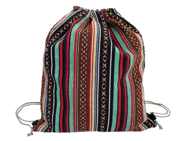 Turnbeutel Rucksack bunt gestreift