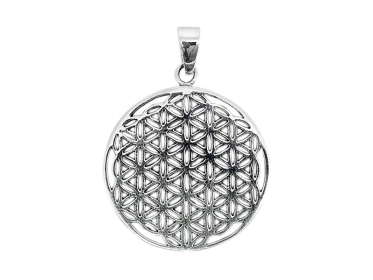 Blume des Lebens Anhänger 925er Sterling Silber