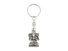Schlüsselanhänger Ganesha Messing 8 cm