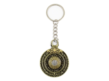 Tibetischer Schlüsselanhänger - Sternzeichen goldfarben