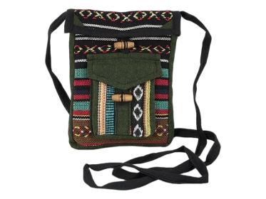 Kleine Gheri Tasche mit Schultergurt grün