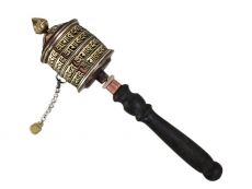 Gebetsmühle mit Om Mani Padme Hum Mantra 26 cm