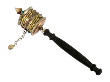 Gebetsmühle Om Mani Padme Hum 20 cm