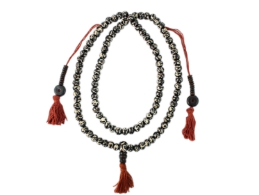 Mala Gebetskette Knochen Om Mantra