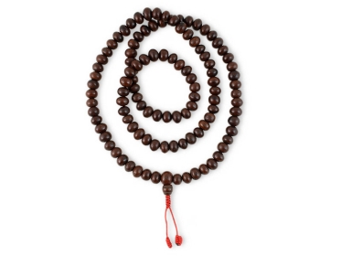 Tibetische Mala mit 108 braunen Bodhi Samen