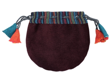 Thaily Mala Beutel Stoffbeutel Münzbeutel weinrot