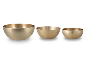 Nepal Art Therapieklangschalen-Set - Herz, Universal & Beckenschale