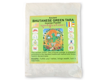 Bhutan Räucherpulver Green Tara