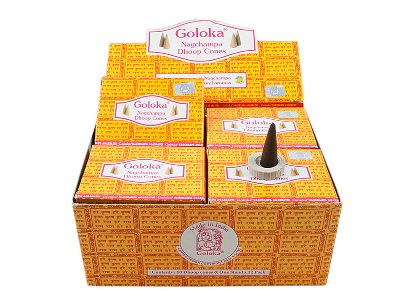 Goloka Nag Champa Räucherkegel