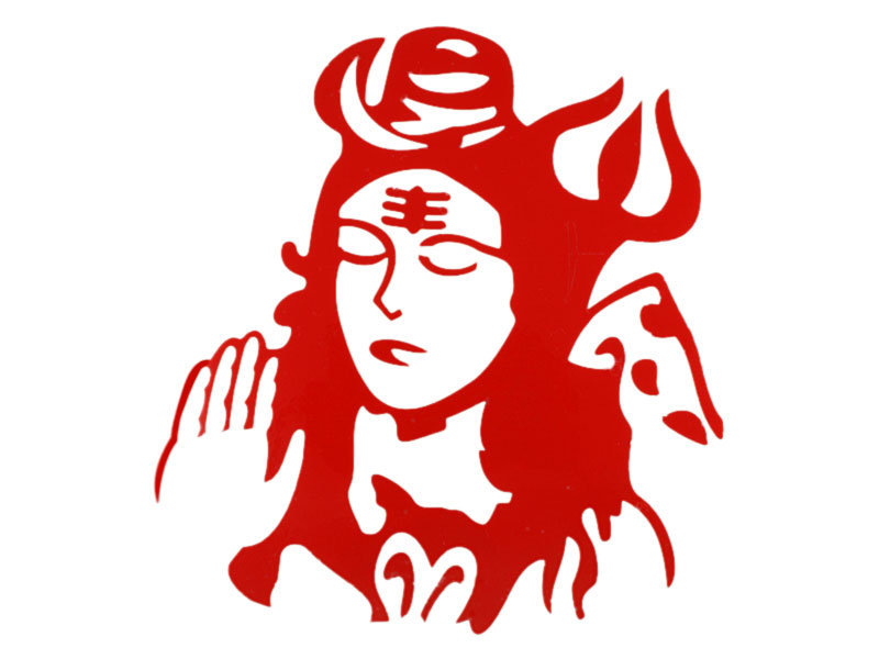 Aufkleber Sticker Shiva