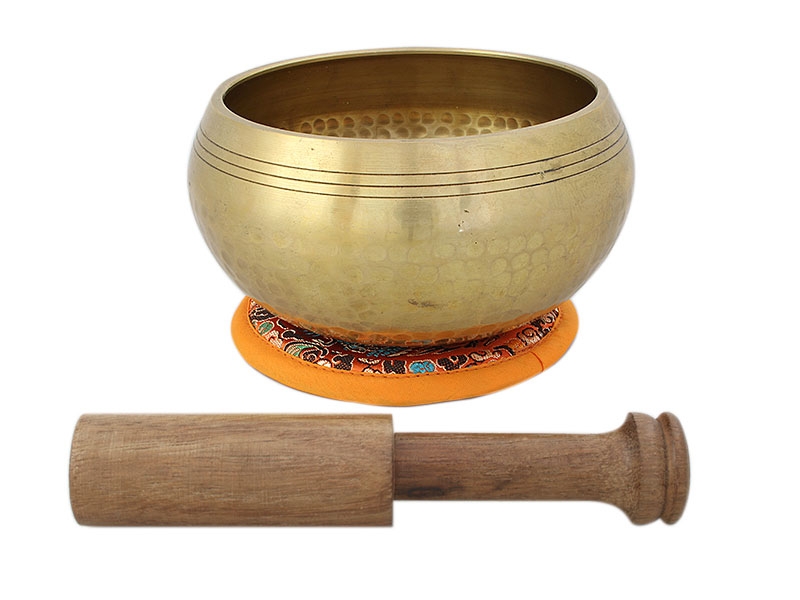 Klangschalen Set in Antik-Optik gehämmert