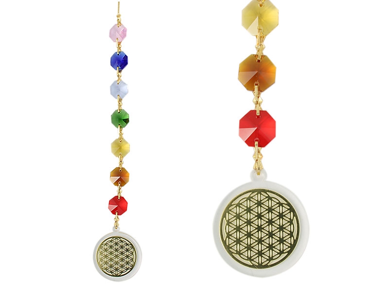 Blume des Lebens Chakra Feng Shui Regenbogenkristall