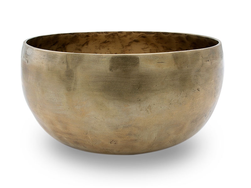 Antike Kopre Klangschale mit Planetenton