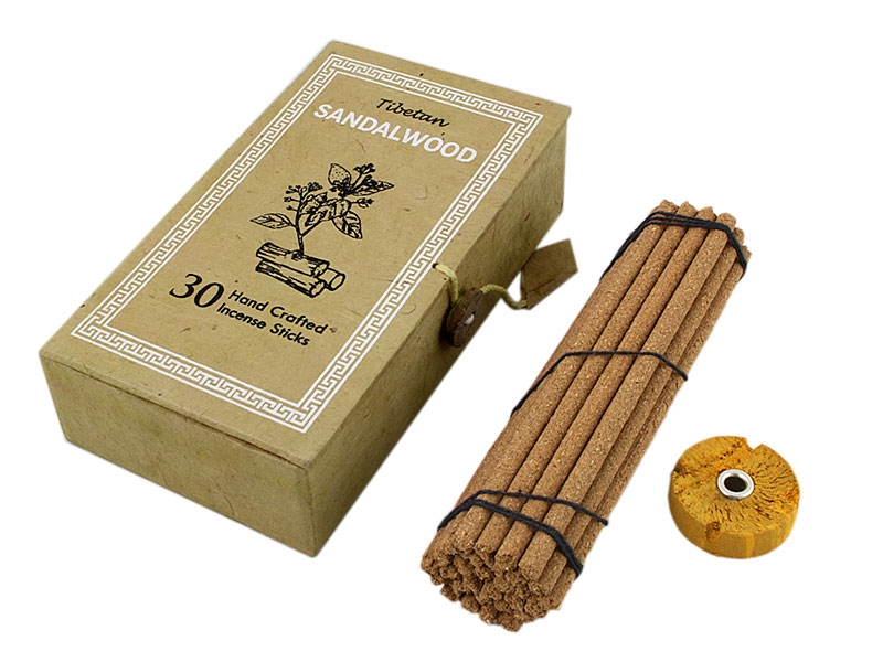 Tibetische Sandalwood Räucherstäbchen mit Box