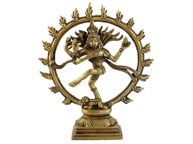 Shiva Nataraja - Messing Statue 16 cm