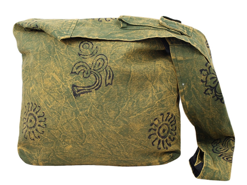 Goa Psytrance Tasche Peace Sonne Om Symbol