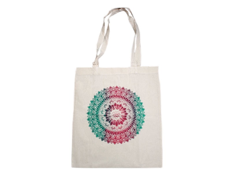 Baumwolltasche bedruckt mit Lotus Mandala