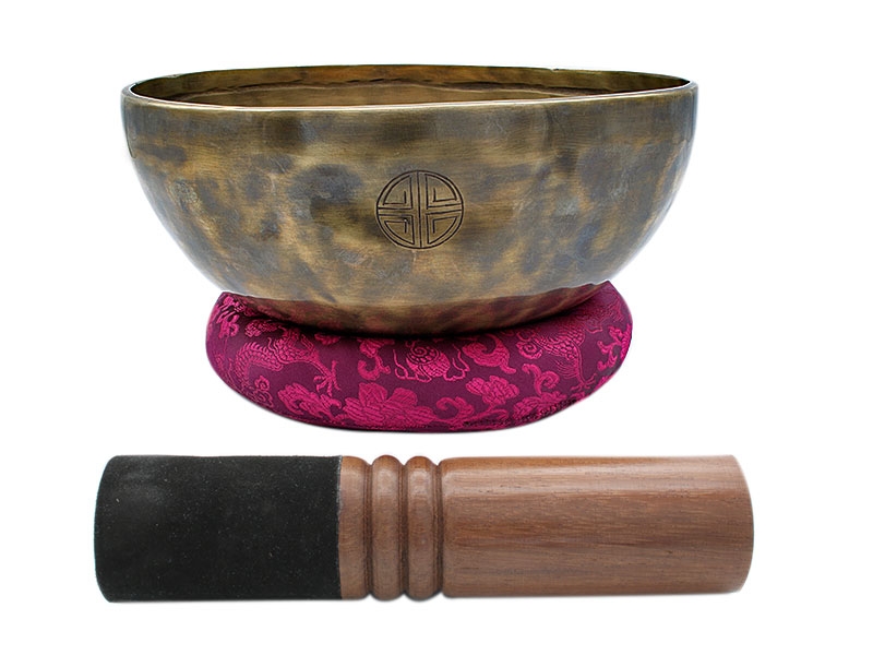 Nepalesisches Mond Klangschalen Set mit Planetenton