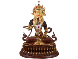 Vajrasattva Statue feuervergoldet 48 cm