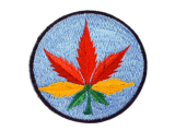 Aufnäher / Patch - Cannabis Blatt