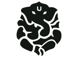 Aufkleber Sticker Ganesha groß