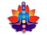 Aufkleber Fensteraufkleber Yogi Chakra