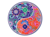 Aufkleber Fensteraufkleber Yin & Yang Mandala