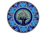 Fenster Aufkleber Sticker Earth Mandala