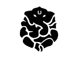Aufkleber Sticker Ganesha klein