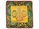 Altardecke Doppel Dorje Brokat viereckig 26 x 28 cm