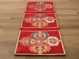 Kleiner Tischläufer Altardecke Brokat Lotus Tibet